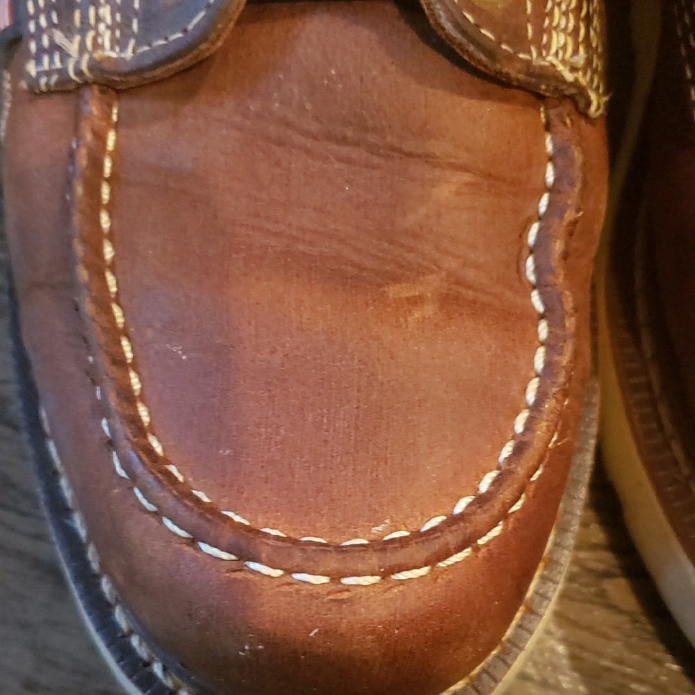 Men's Thorogood 8" Moc Toe Boots -Crazy Horse - Picture 10 of 11